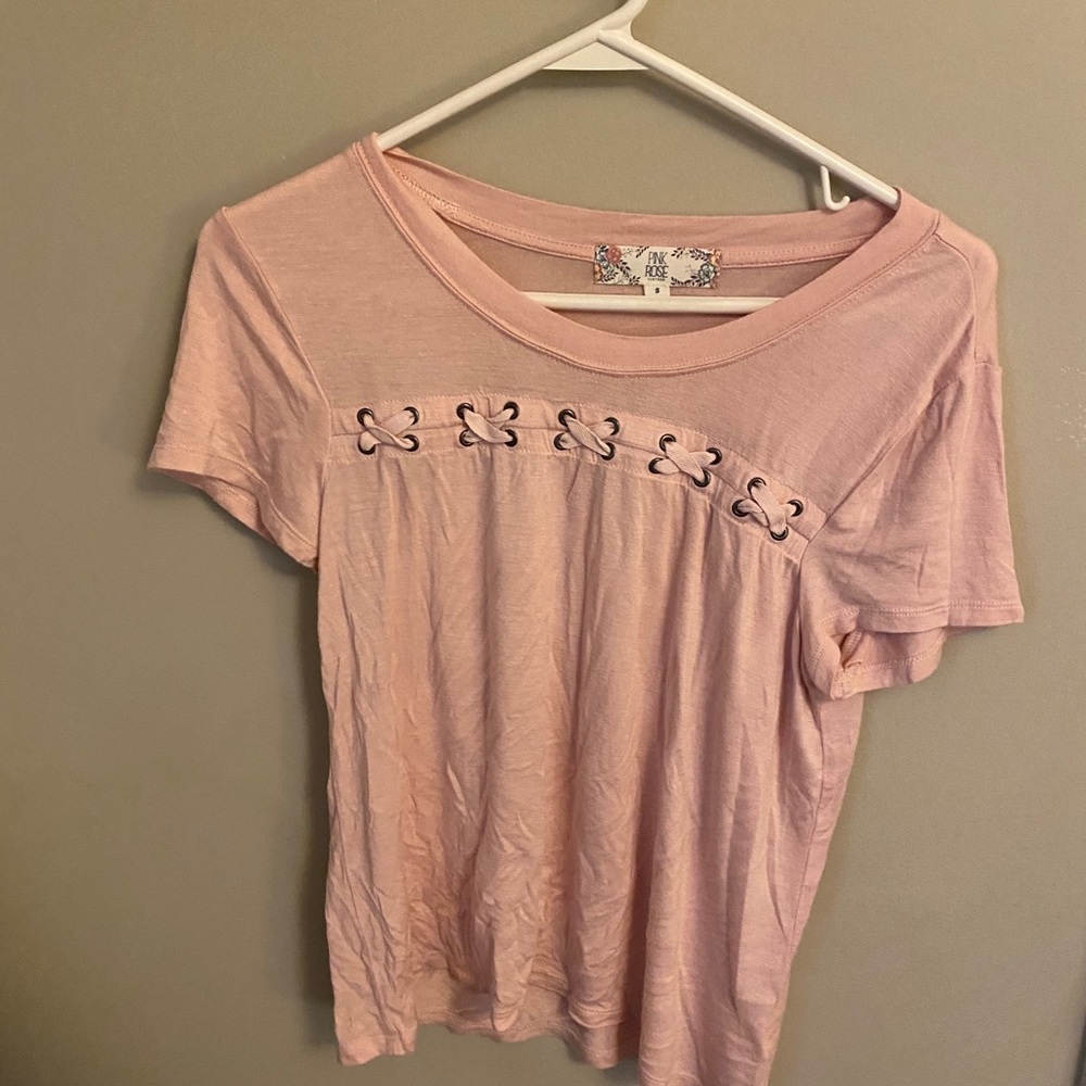 Pink Rose tee